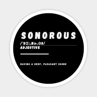 Word Sonorous Magnet